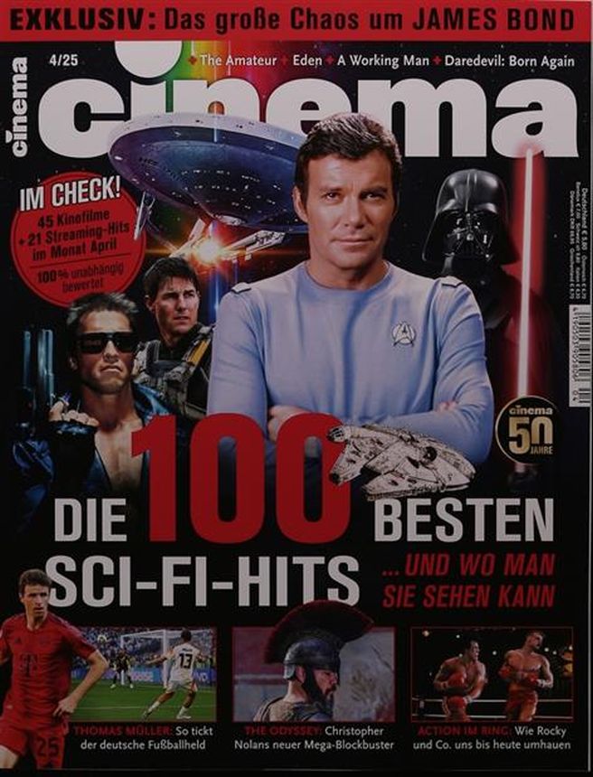 CINEMA (De) magazine side cover  April 2025