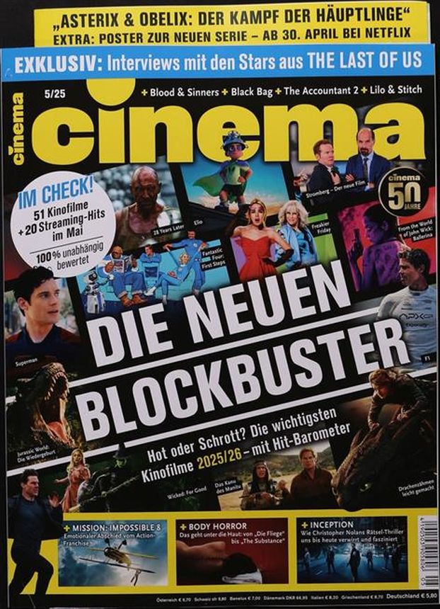 CINEMA (De) magazine side cover  May 2025
