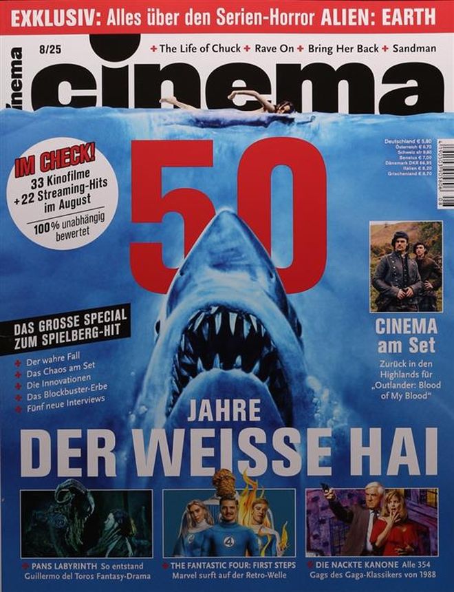 CINEMA (De) magazine side cover  August 2025