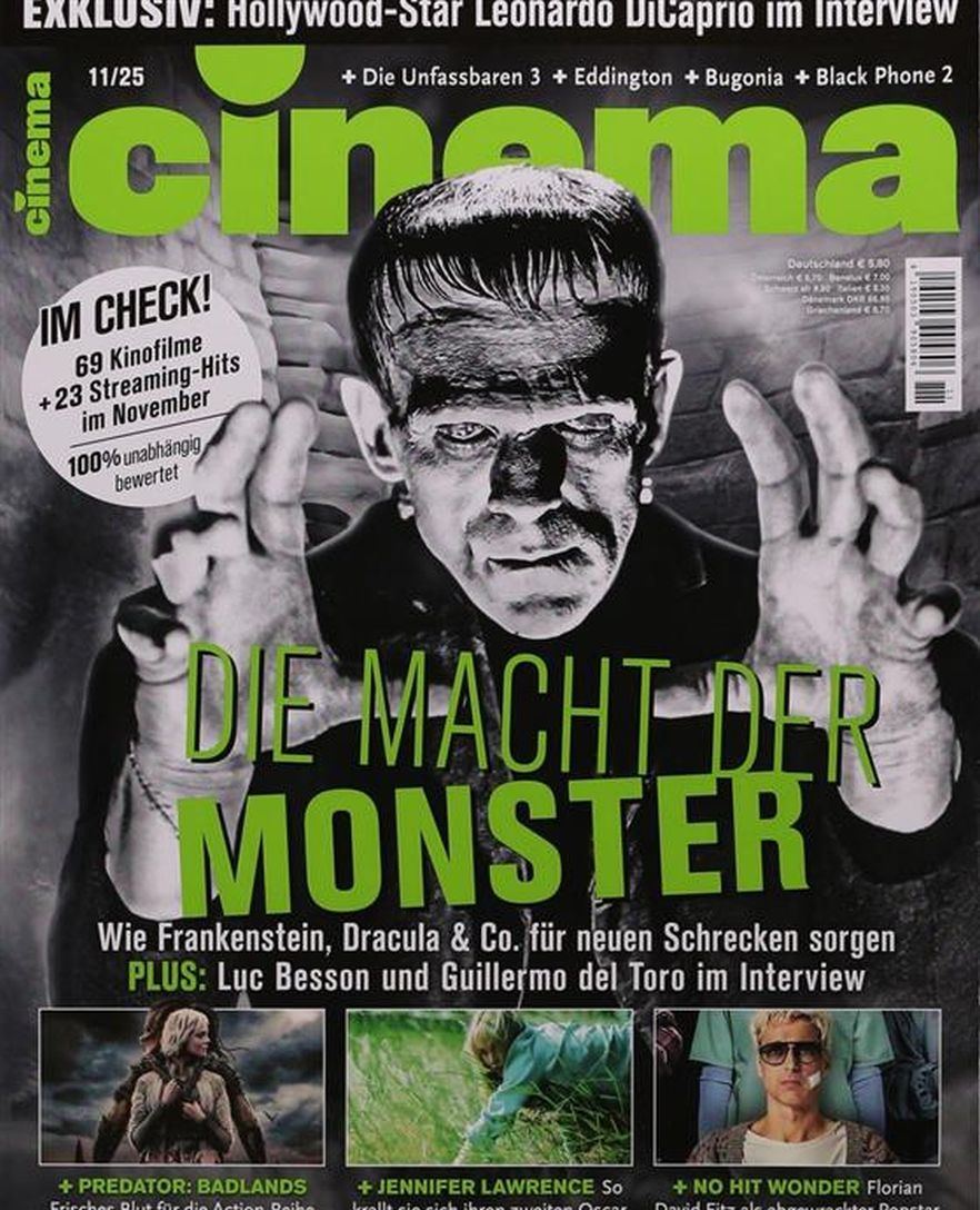 CINEMA (De) magazine side cover  November 2025