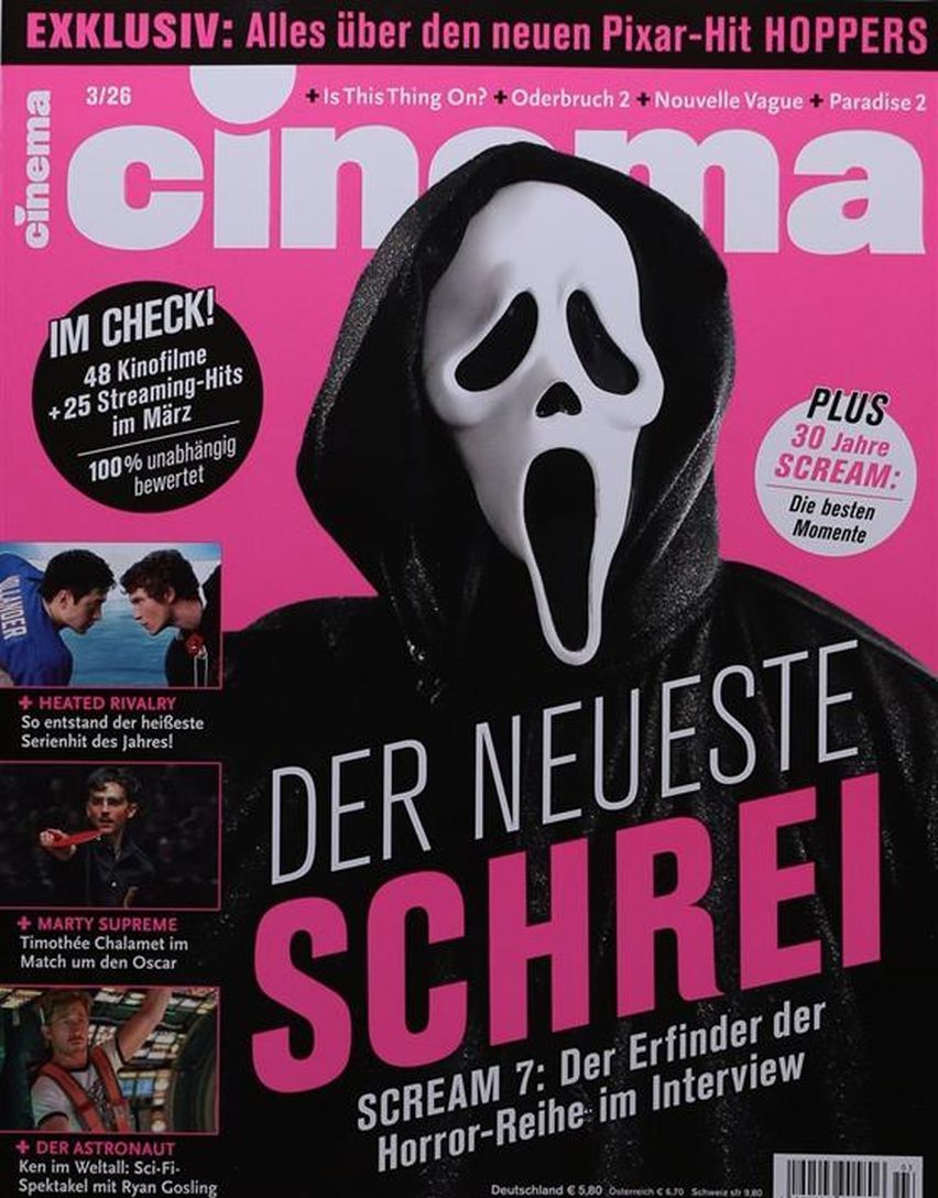 CINEMA (De) magazine side cover  March 2026