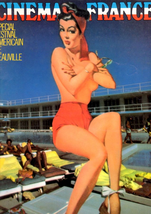 CINEMA DE FRANCE magazine side cover Issue 47  September 1980