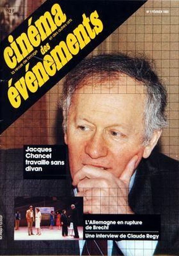 CINEMA DES EVENEMENTS magazine side cover  February 1981