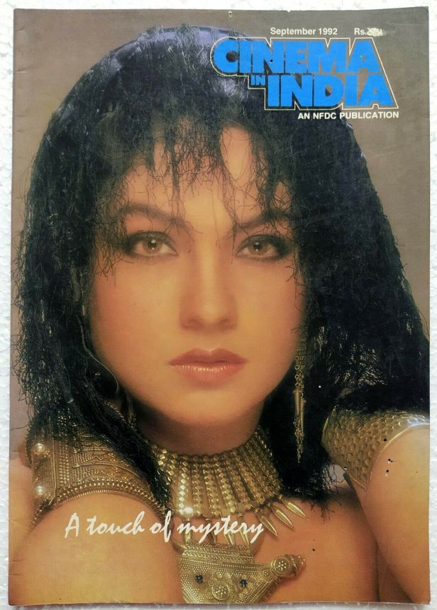 CINEMA IN INDIA magazine side cover  September 1992