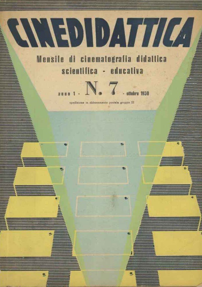 CINEDIDATTICA magazine side cover Issue 7  October 1950