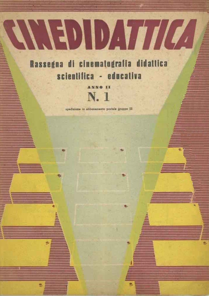 CINEDIDATTICA magazine side cover Issue 1   1951
