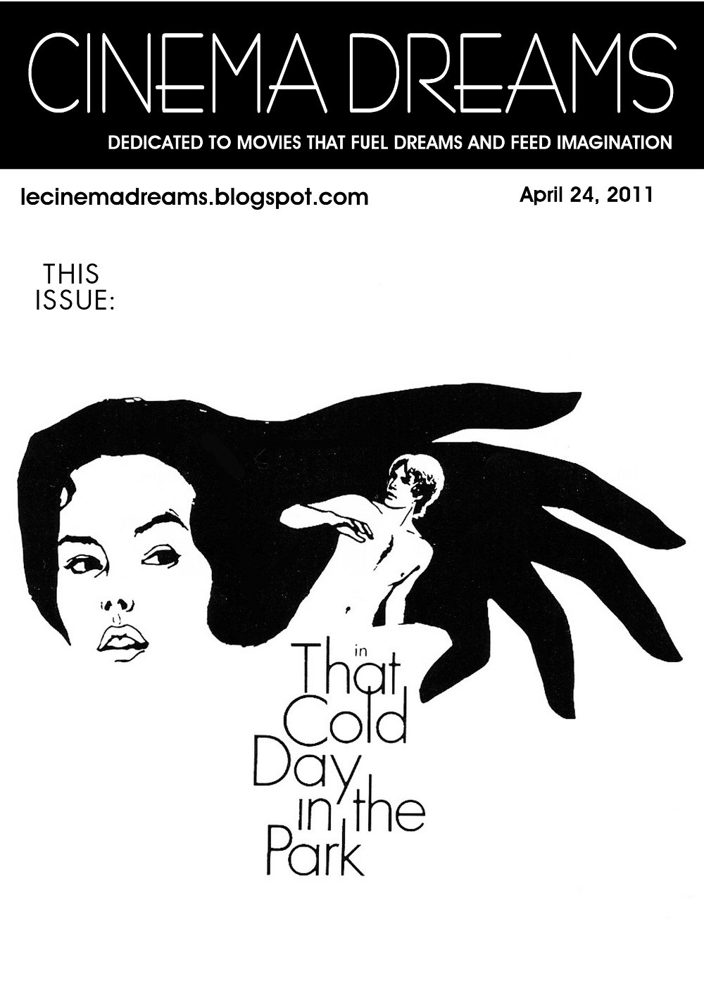 CINEMA DREAMS magazine side cover 24 April 2011