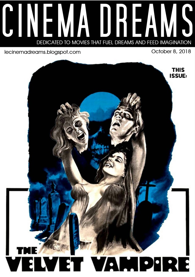 CINEMA DREAMS magazine side cover 8 October 2018