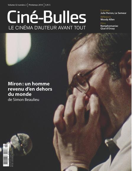 CINE-BULLES magazine side cover  Vol 32 # 2 Spring 2014