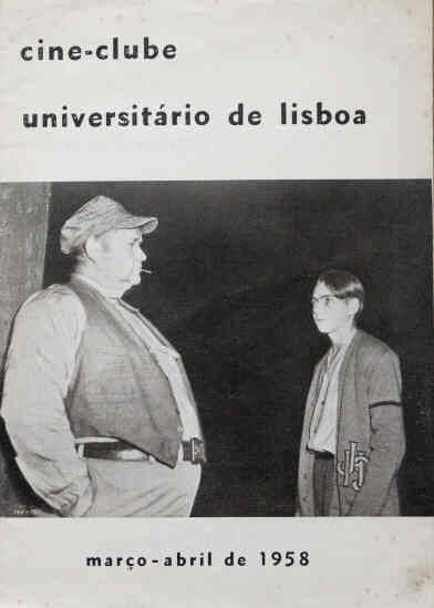 CINE-CLUBE magazine side cover March-April 1958