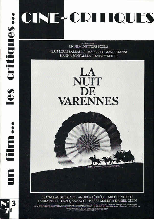 CINE-CRITIQUES magazine side cover Issue 3 May 1982