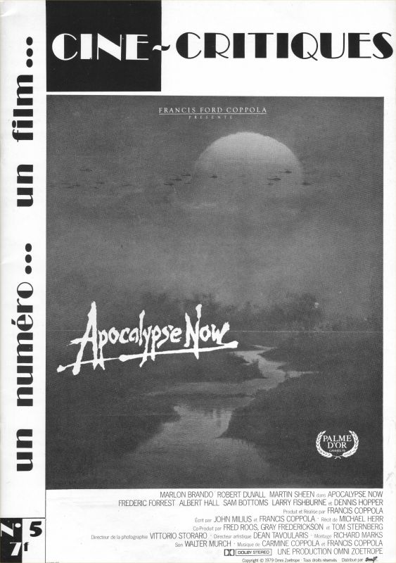 CINE-CRITIQUES magazine side cover Issue 5 July 1982