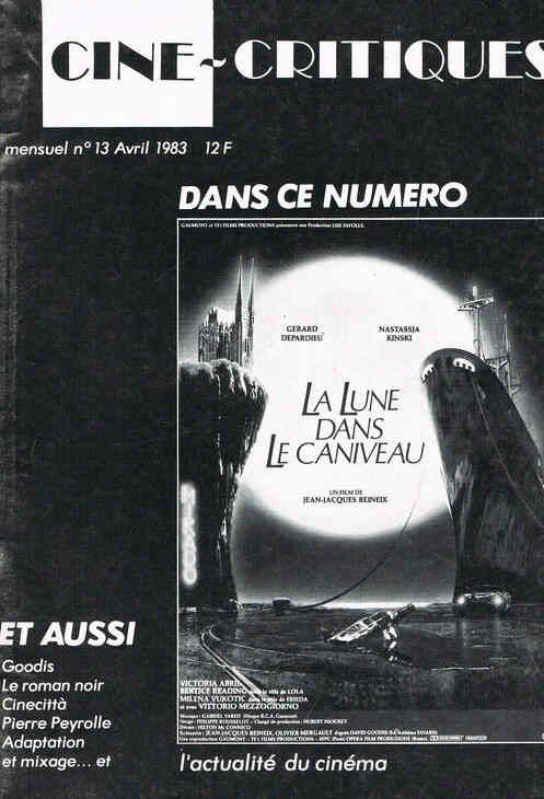 CINE-CRITIQUES magazine side cover Issue 13 April 1983