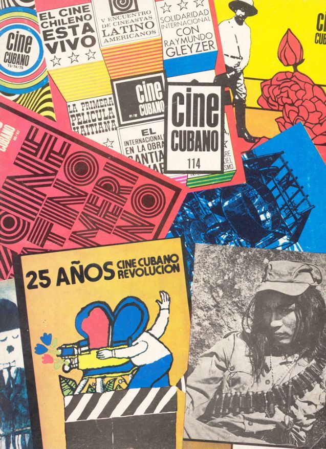 CINE CUBANO magazine side cover Issue 114 December 1985