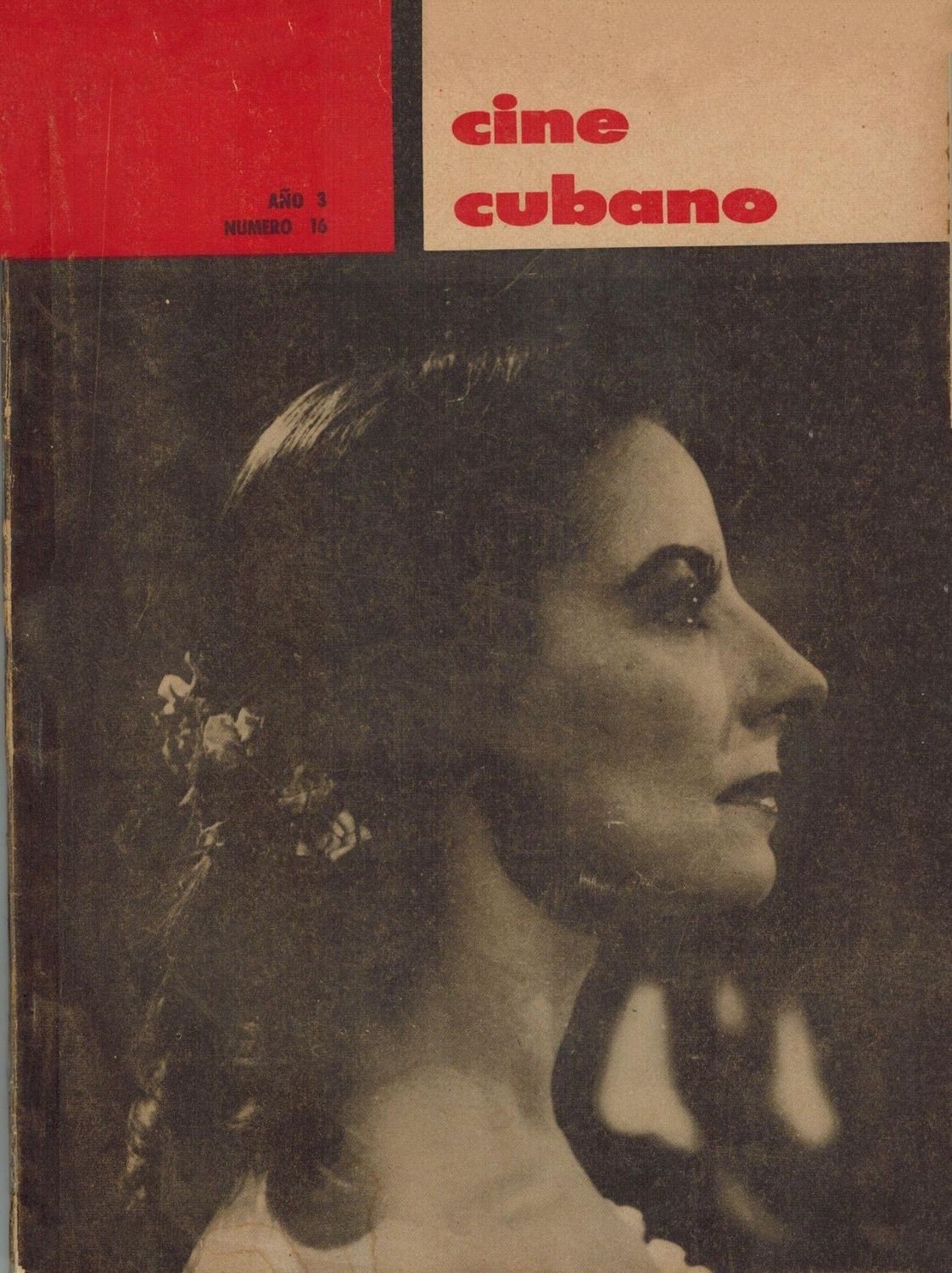CINE CUBANO magazine side cover Issue 16 December 1963