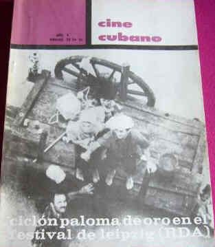 CINE CUBANO magazine side cover Issue 23/24/25 July 1964