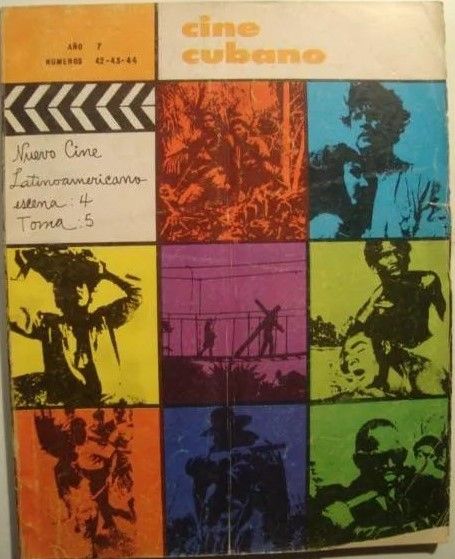 CINE CUBANO magazine side cover Issue 42/43/44 April/May/June 1967