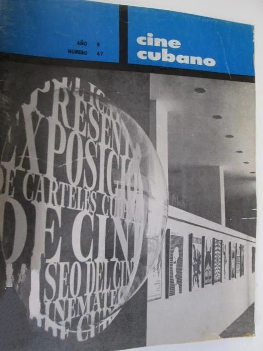 CINE CUBANO magazine side cover Issue 47 January 1968