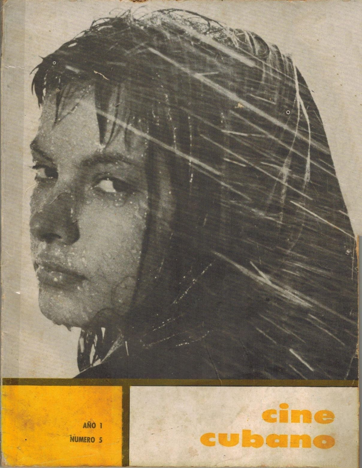 CINE CUBANO magazine side cover Issue 5 April 1961