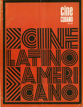 CINE CUBANO magazine side cover Issue 60/61/62 April 1970