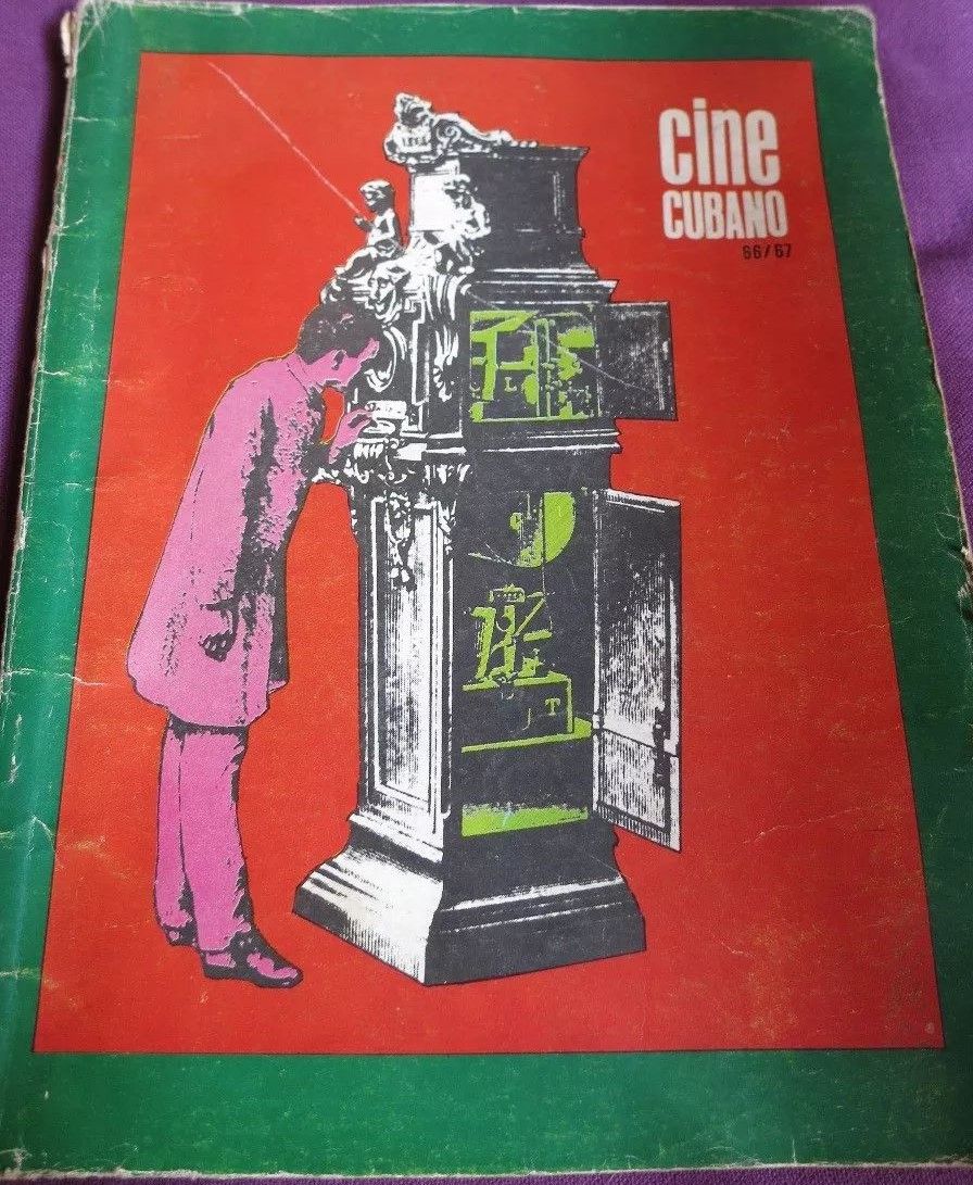 CINE CUBANO magazine side cover Issue 66/67 January 1971