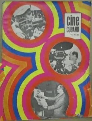 CINE CUBANO magazine side cover Issue 78/79/80 January 1973