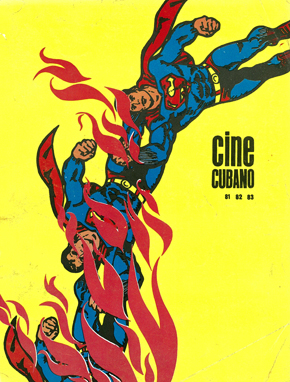 CINE CUBANO magazine side cover Issue 81/82/83 April 1973