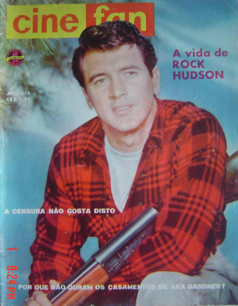 CINE FAN magazine side cover Issue 4 September 1955