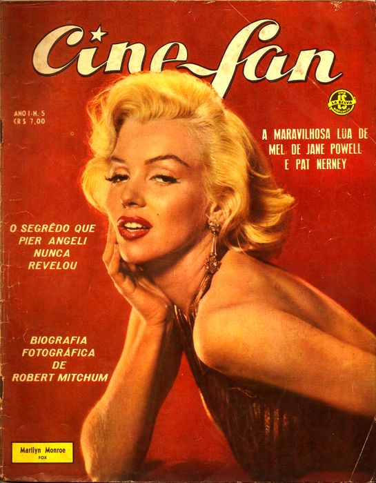 CINE FAN magazine side cover Issue 5 October/November 1955