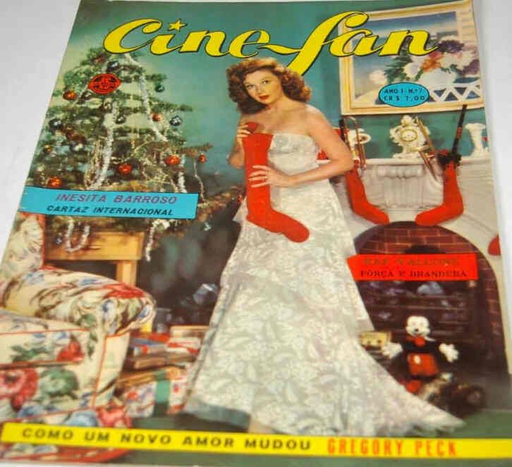 CINE FAN magazine side cover Issue 7 January 1956