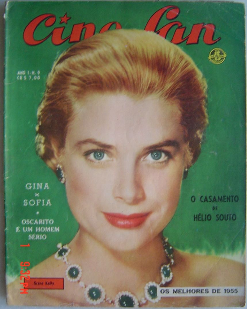 CINE FAN magazine side cover Issue 9 March 1956