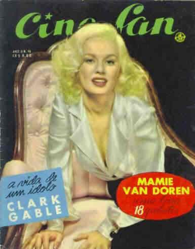 CINE FAN magazine side cover Issue 16 October 1956