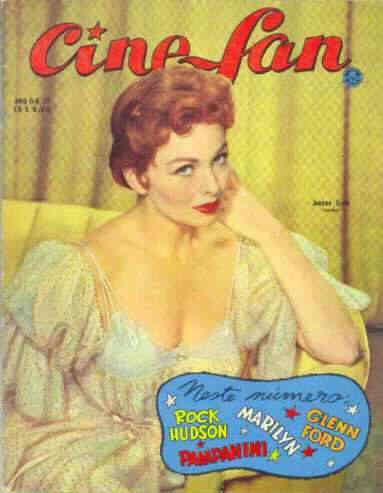 CINE FAN magazine side cover Issue 17 November 1956