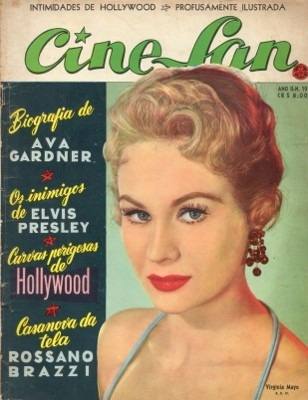 CINE FAN magazine side cover Issue 19 January 1957