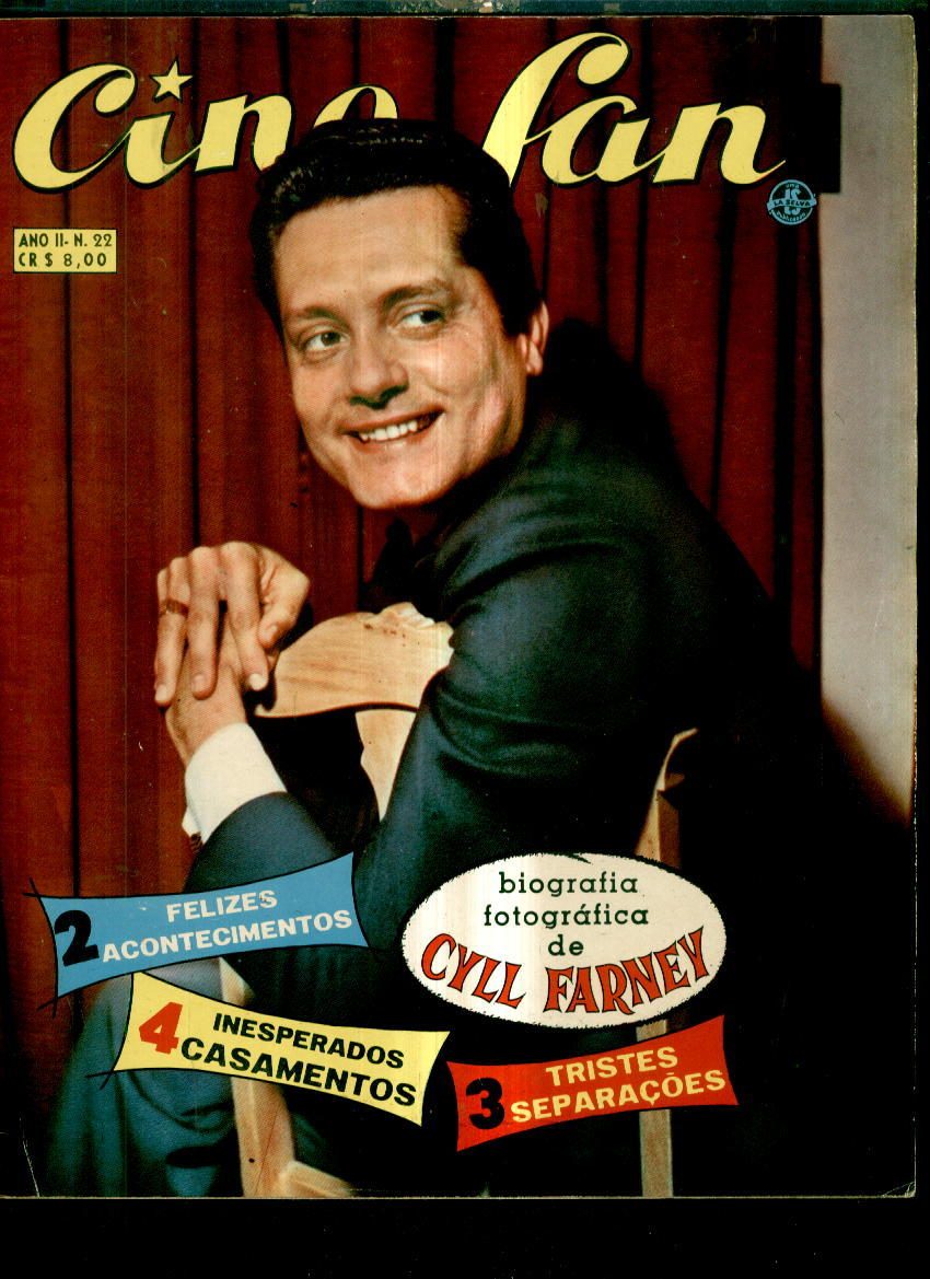 CINE FAN magazine side cover Issue 22 April 1957