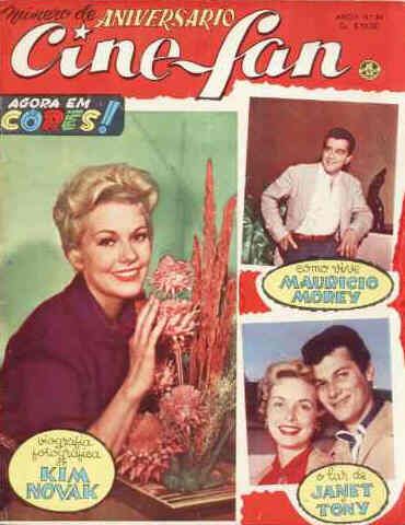 CINE FAN magazine side cover Issue 24 June 1957