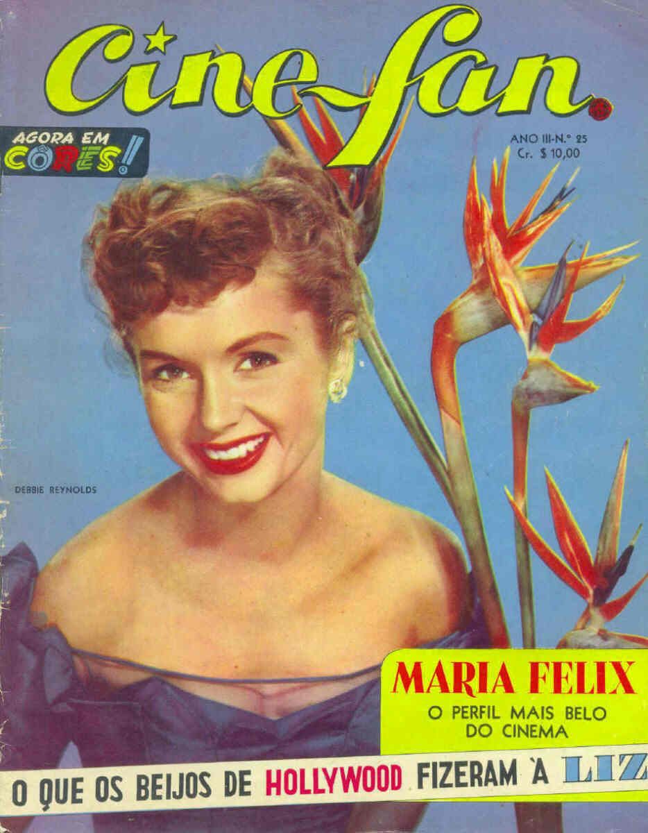 CINE FAN magazine side cover Issue 25 August 1957