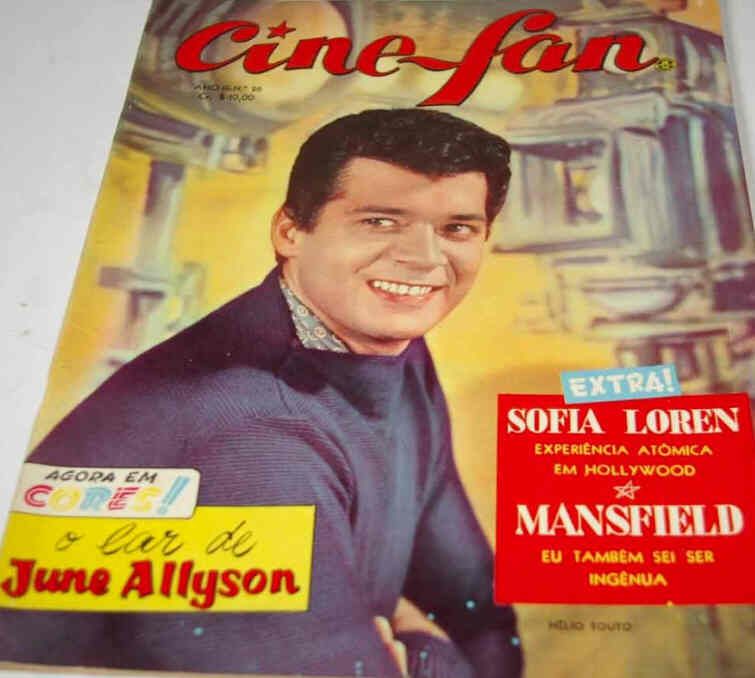CINE FAN magazine side cover Issue 26 September 1957
