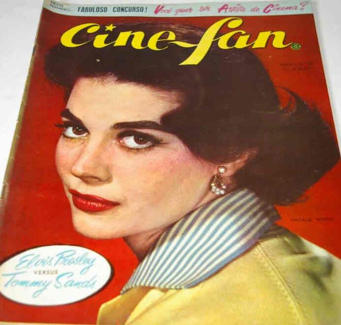 CINE FAN magazine side cover Issue 28 November 1957