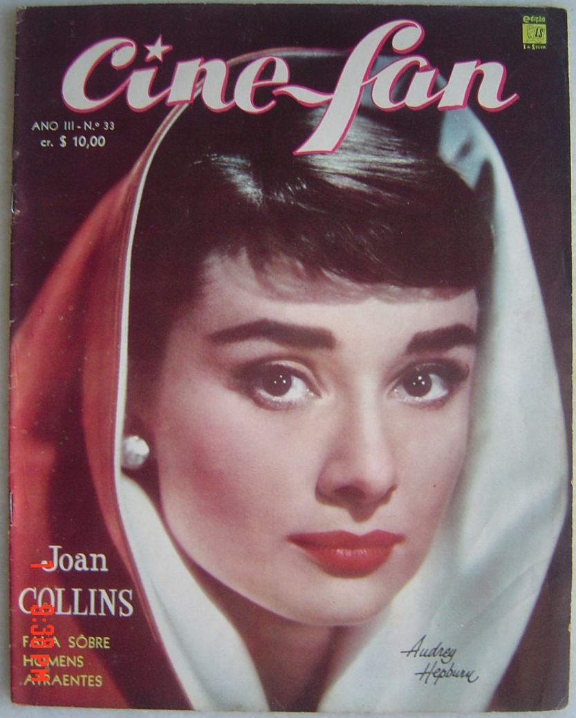 CINE FAN magazine side cover Issue 33  1958