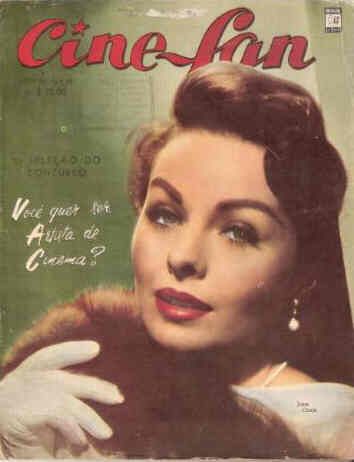 CINE FAN magazine side cover Issue 34  1958