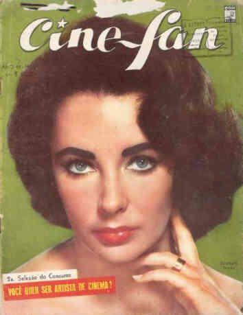 CINE FAN magazine side cover Issue 35  1958