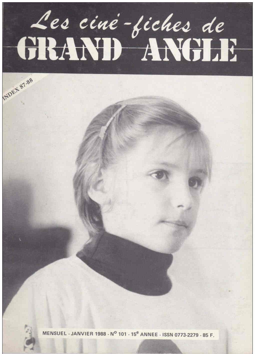 CINE-FICHES DE GRAND ANGLE | LES magazine side cover Issue 101 January 1988
