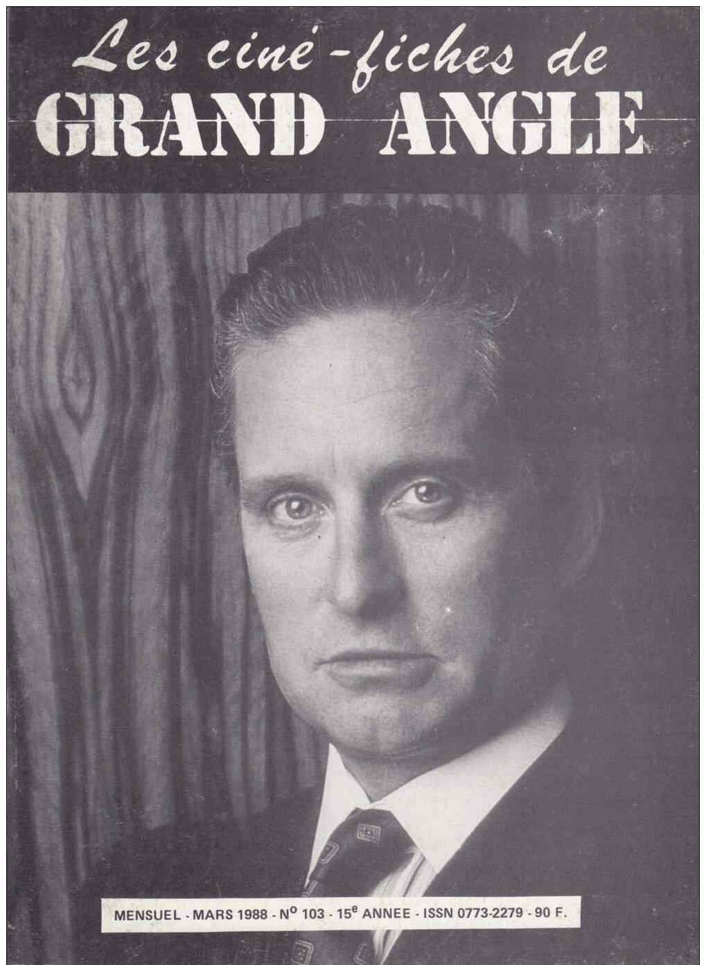 CINE-FICHES DE GRAND ANGLE | LES magazine side cover Issue 103 March 1988