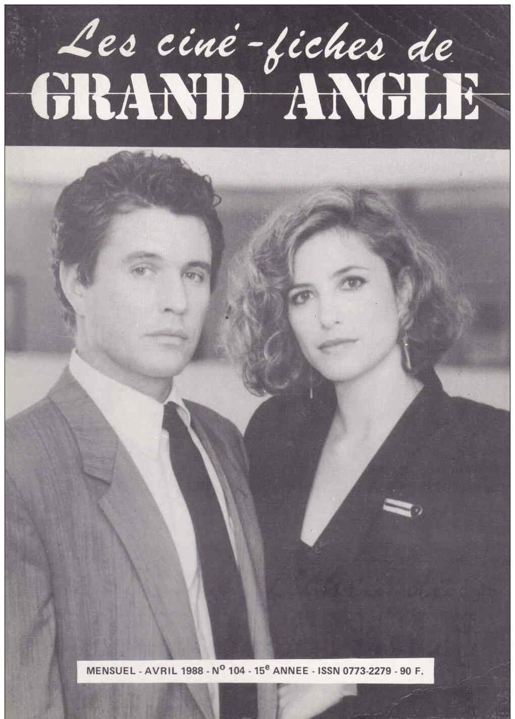 CINE-FICHES DE GRAND ANGLE | LES magazine side cover Issue 104 April 1988