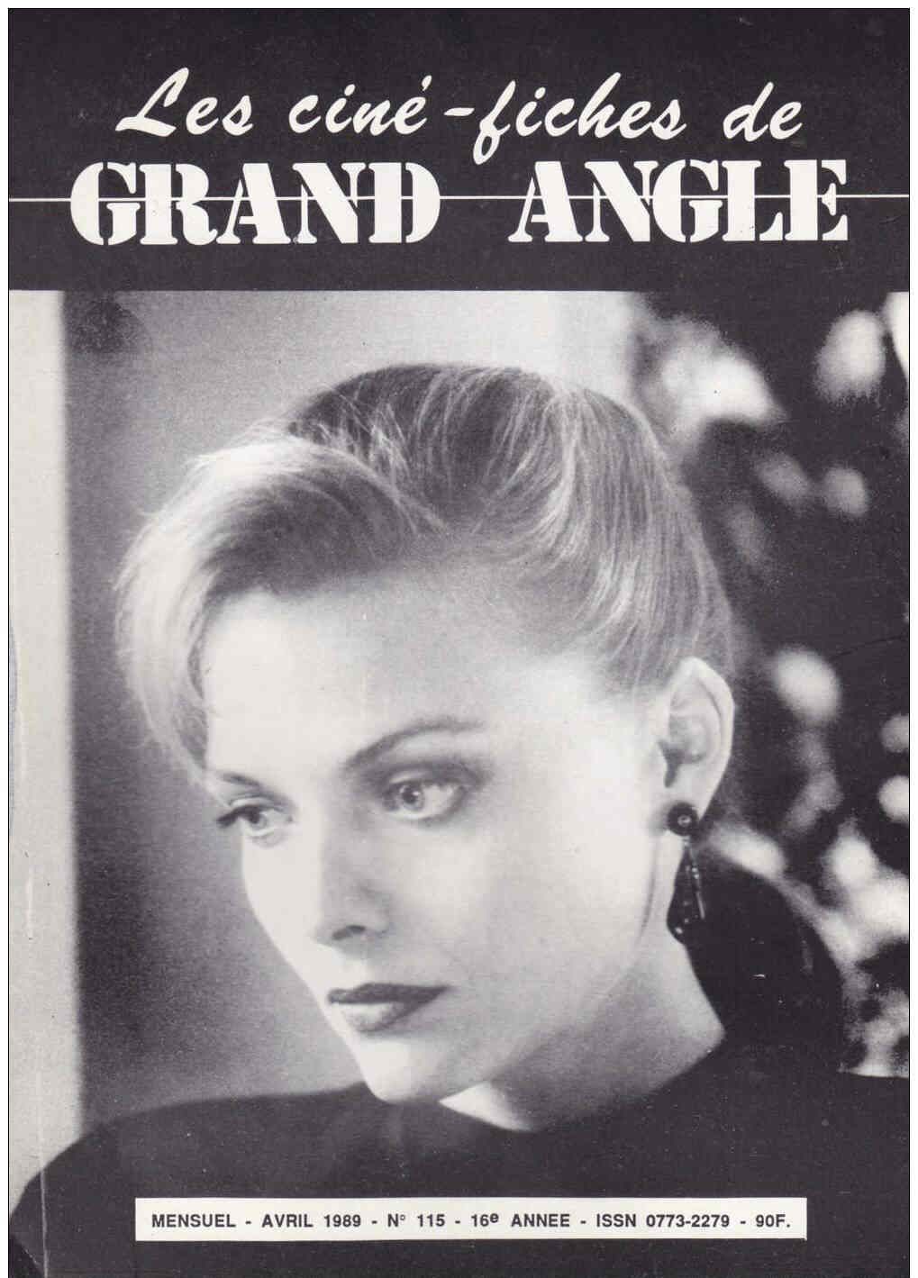 CINE-FICHES DE GRAND ANGLE | LES magazine side cover Issue 115 April 1989