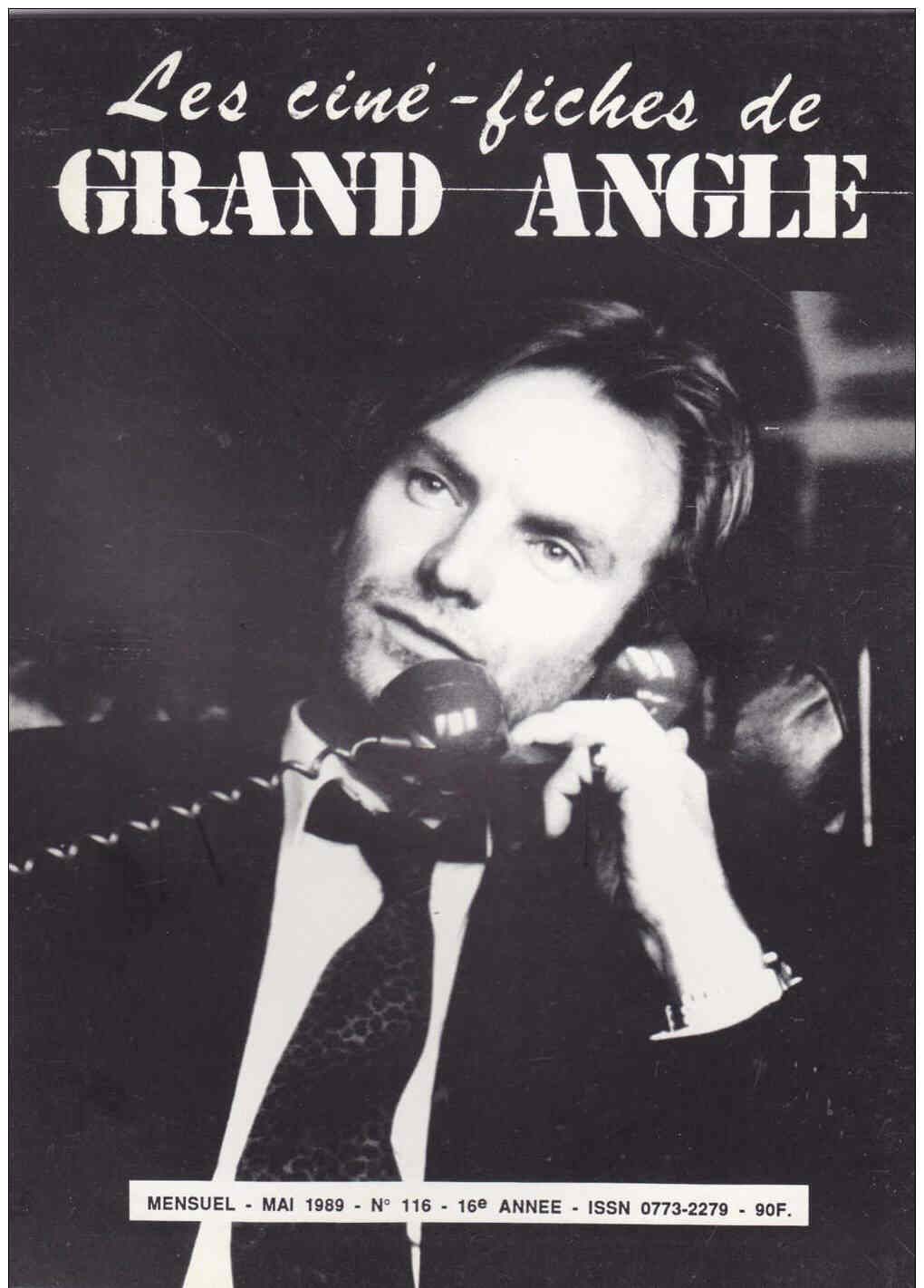 CINE-FICHES DE GRAND ANGLE | LES magazine side cover Issue 116 May 1989