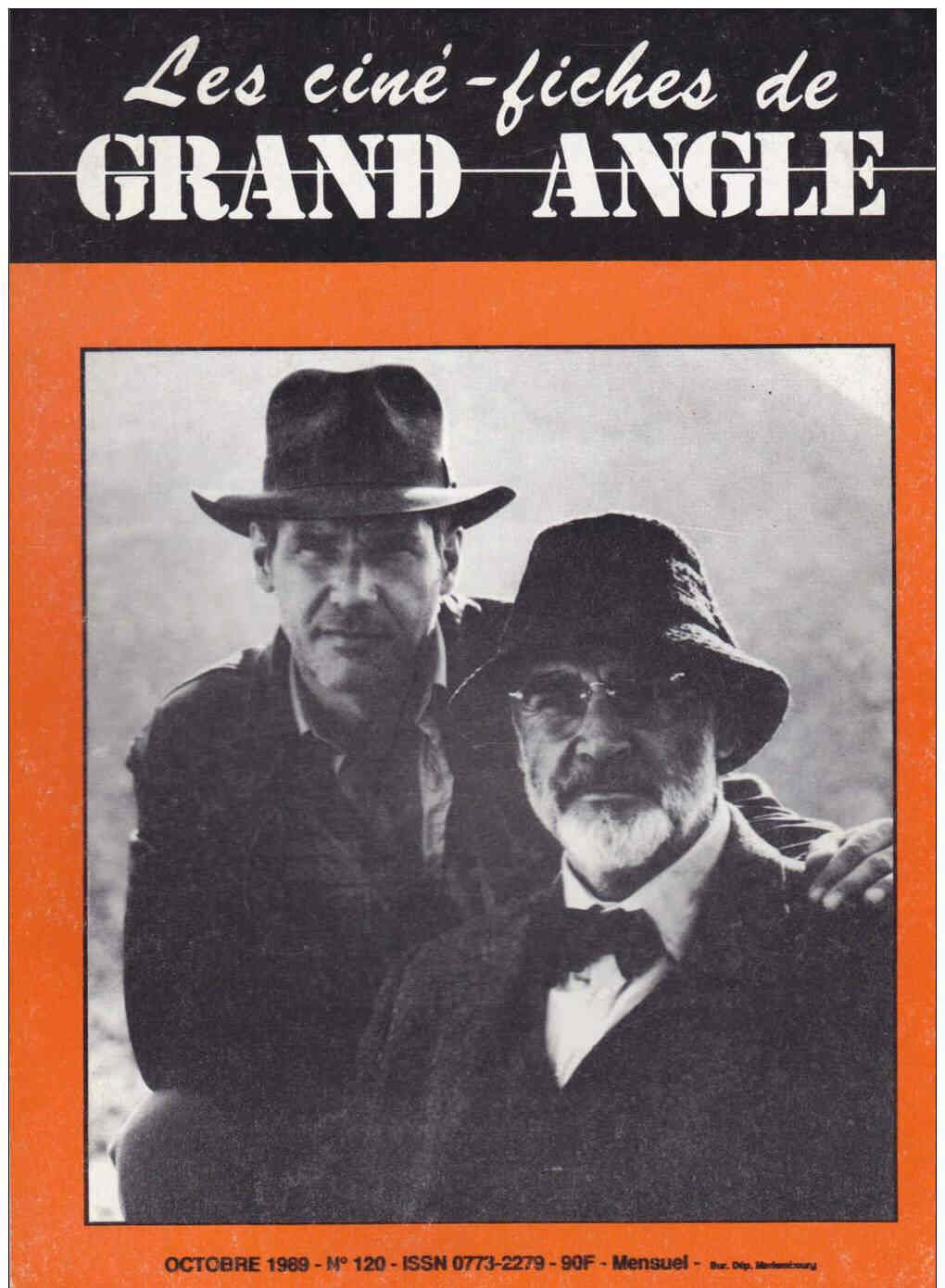 CINE-FICHES DE GRAND ANGLE | LES magazine side cover Issue 120 October 1989