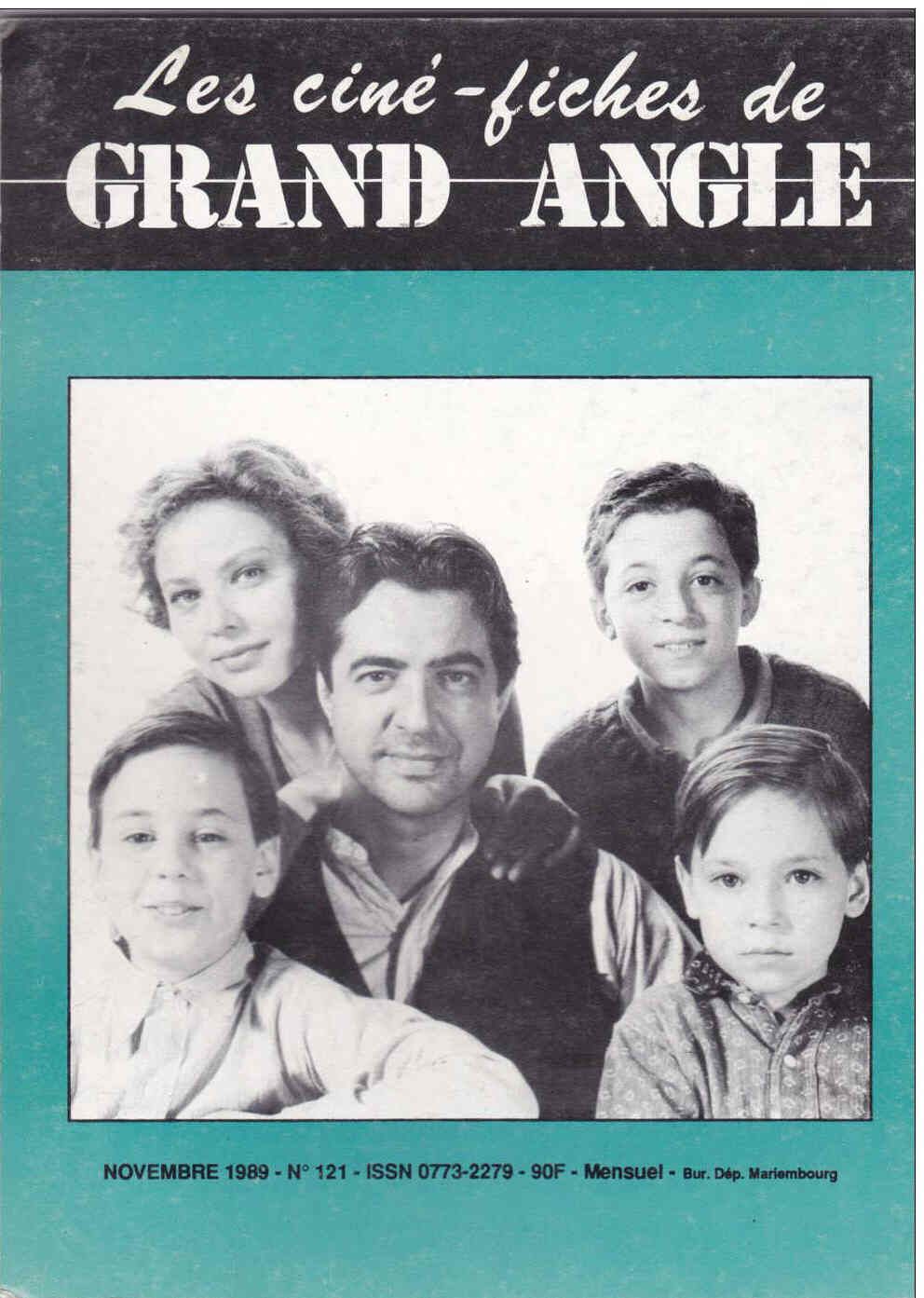 CINE-FICHES DE GRAND ANGLE | LES magazine side cover Issue 121 November 1989