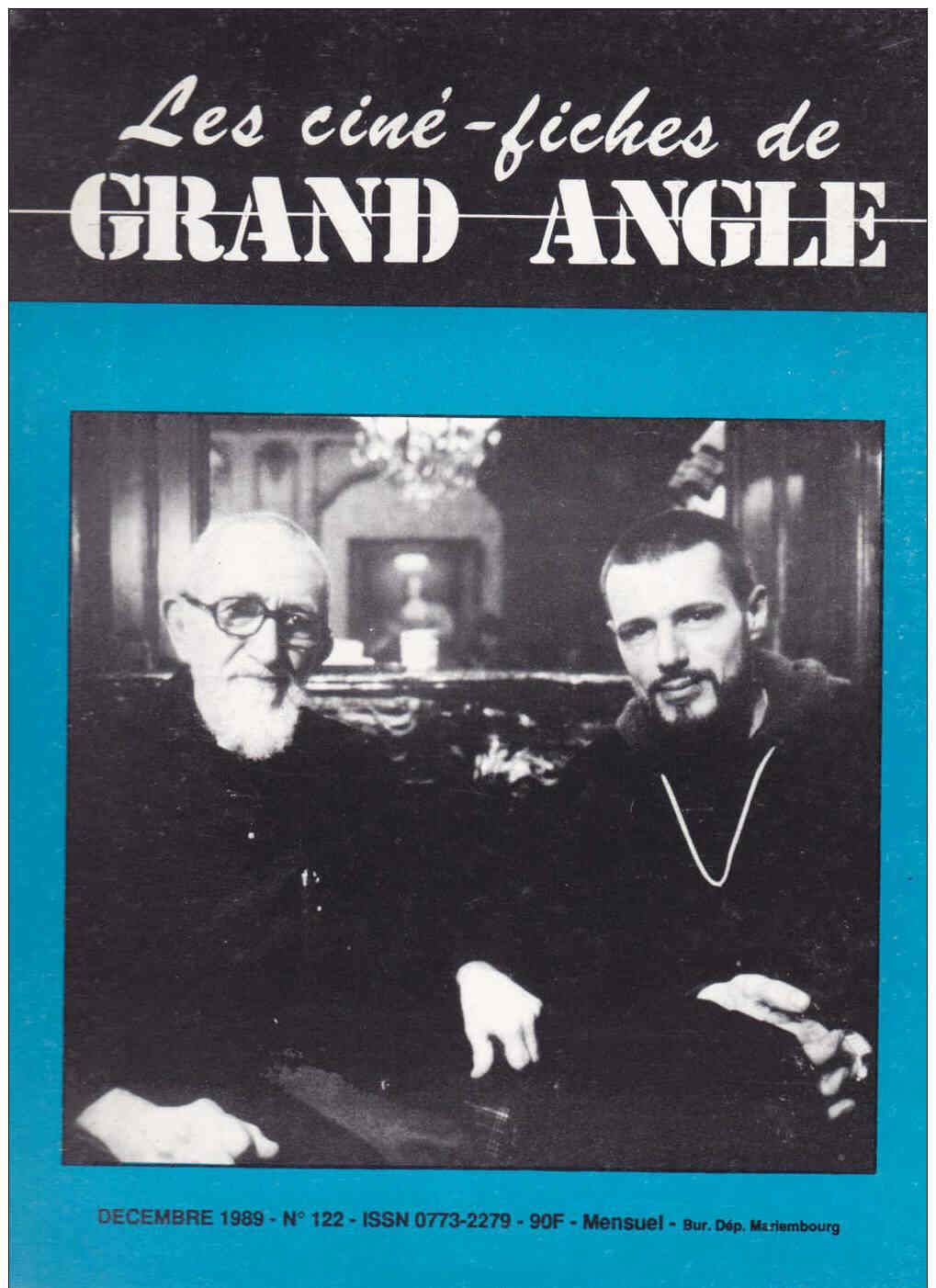 CINE-FICHES DE GRAND ANGLE | LES magazine side cover Issue 122 December 1989